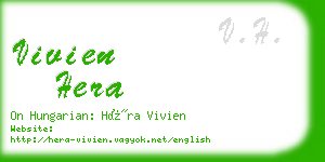 vivien hera business card